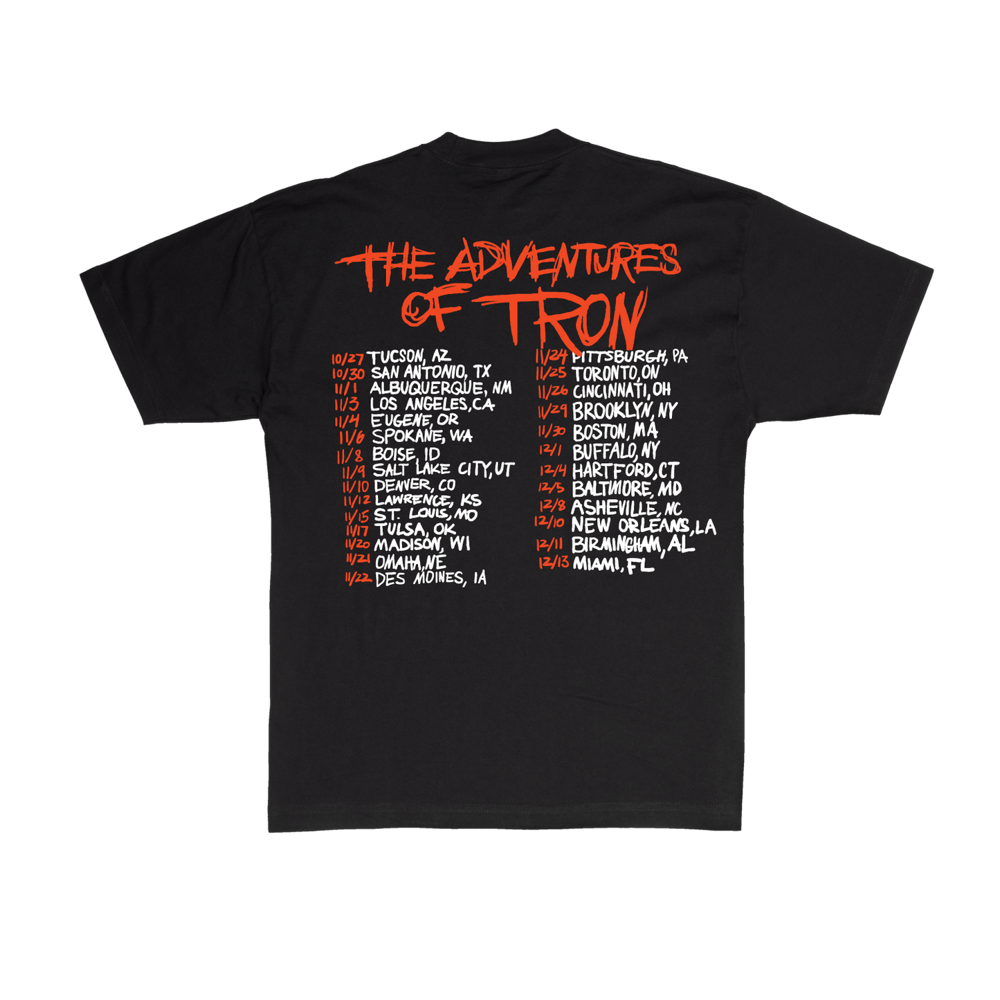 The Adventures of Tron Tour T-Shirt