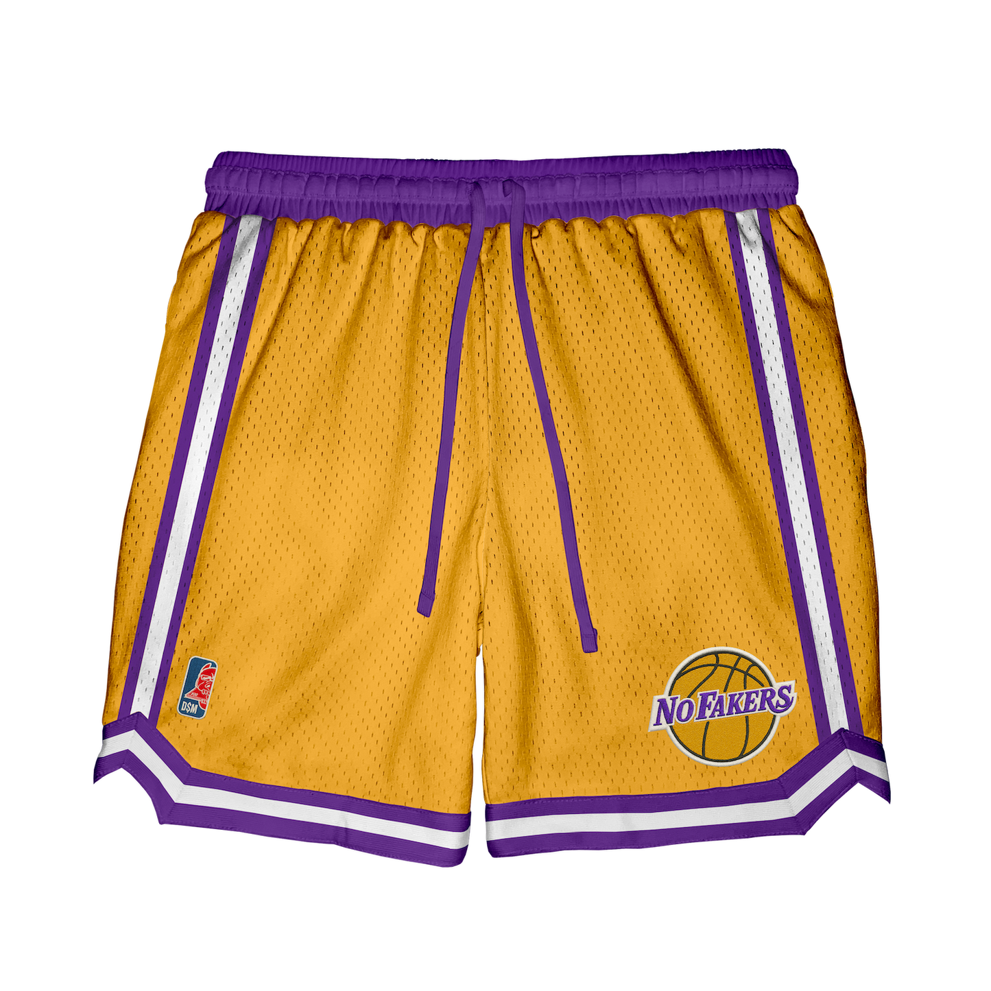 No Fakers Basketball Shorts (Yellow)