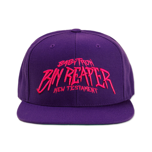BR3 New Testament Snapback Hat (Purple)