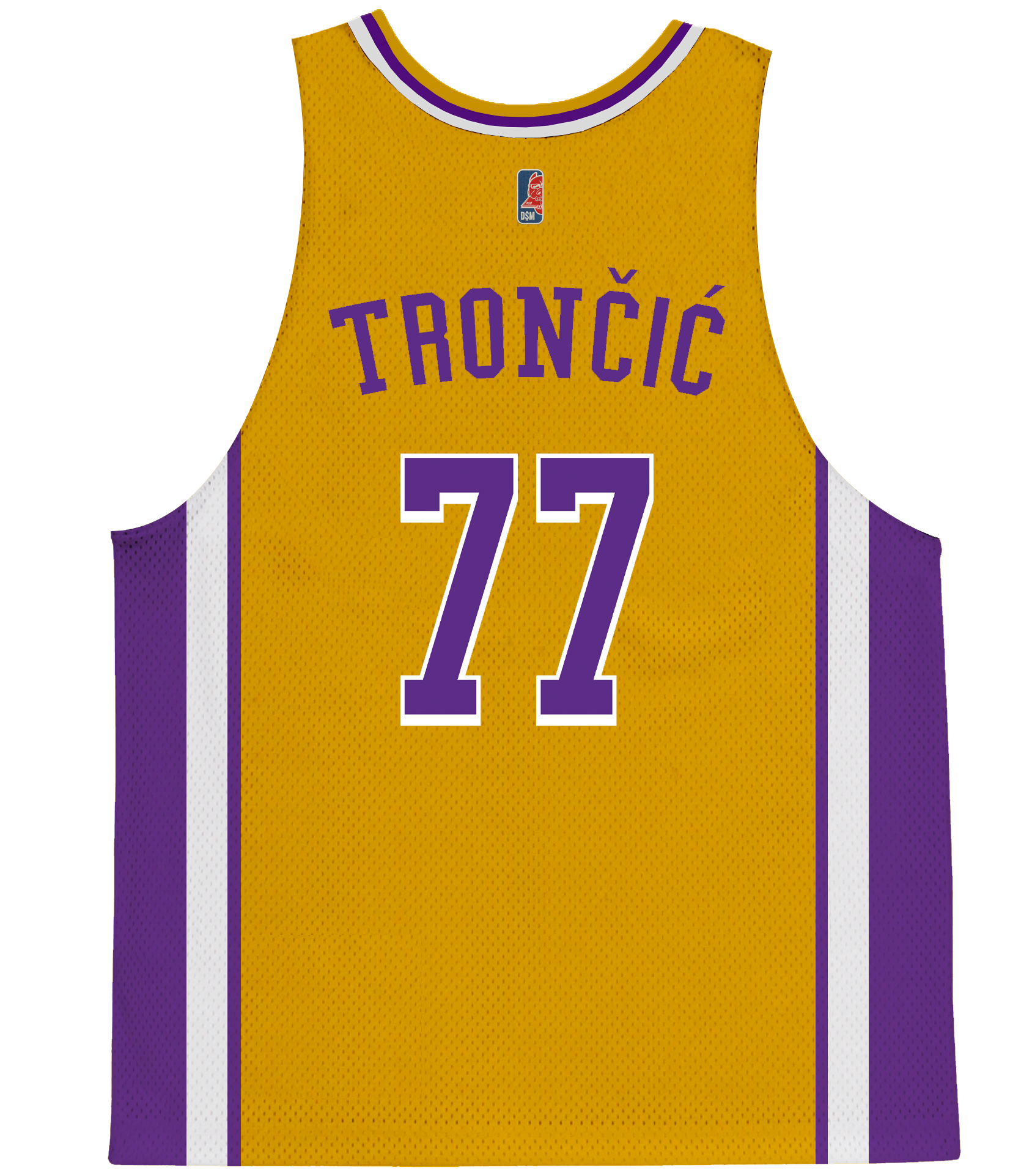 No Fakers Basketball Jersey (Yellow)