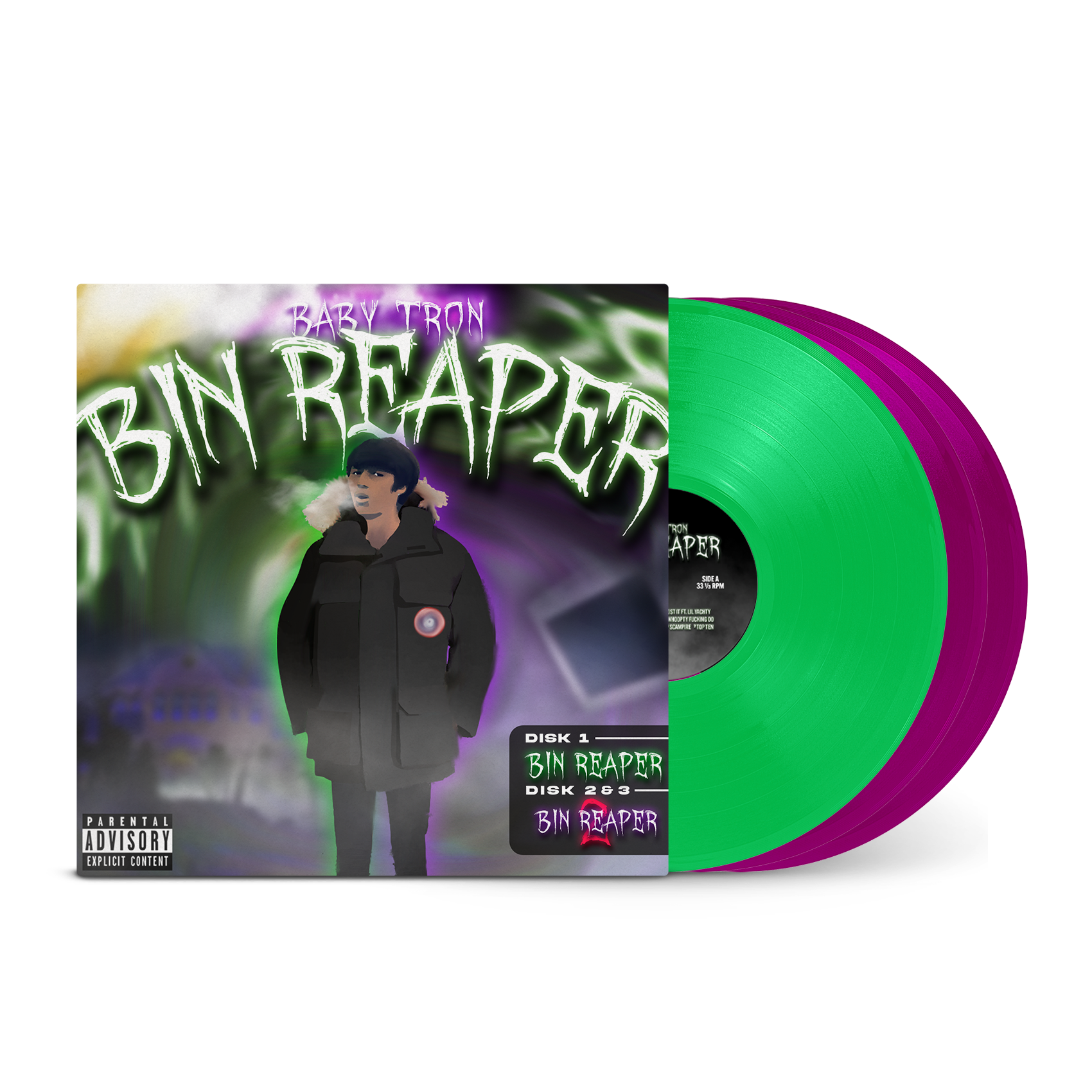 Babytron - Bin Reaper 1 & 2 Vinyl - BabyTron Store