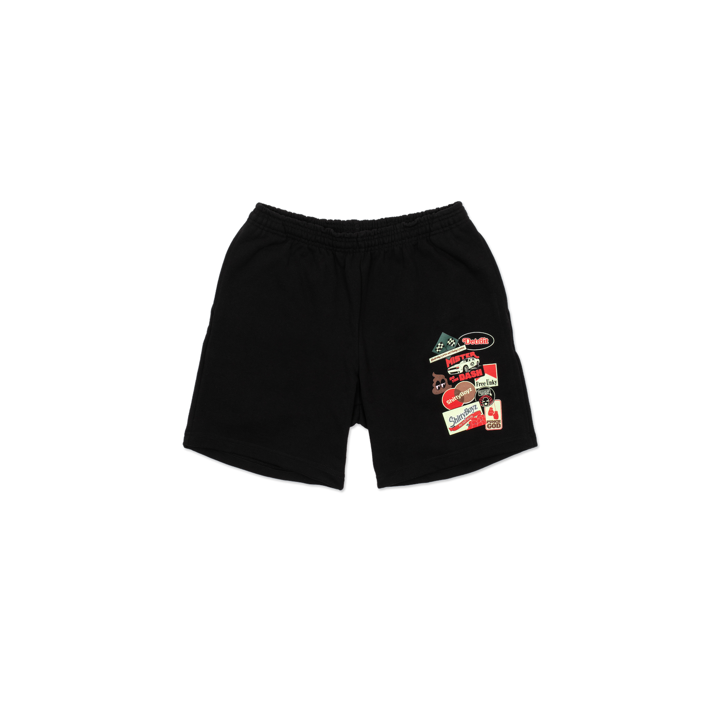 Collage Sweat Shorts